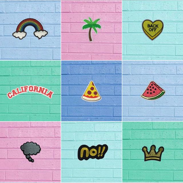 IRON ON PATCHES, Beauty &amp; Personal Care, Face, Face Care on Carousell