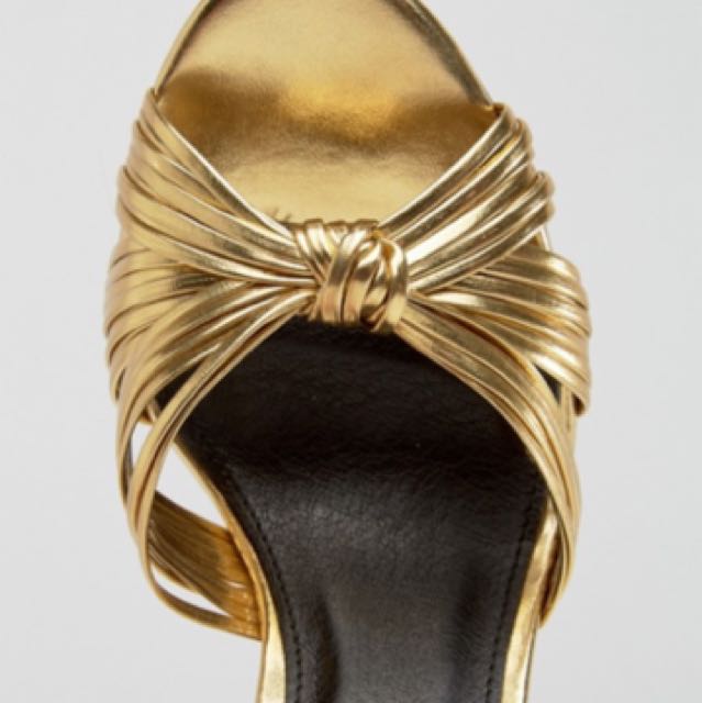 Public Desire Gold Knot Heels Women s Fashion Shoes on Carousell
