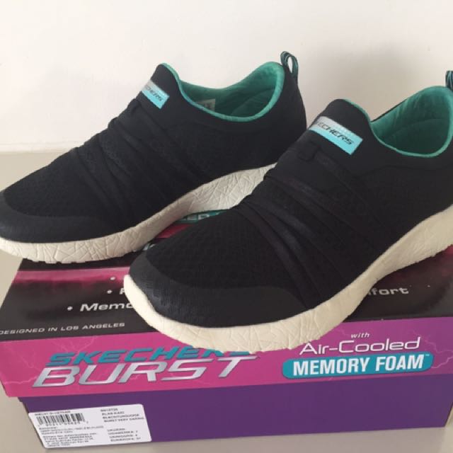 skechers burst air cooled memory foam