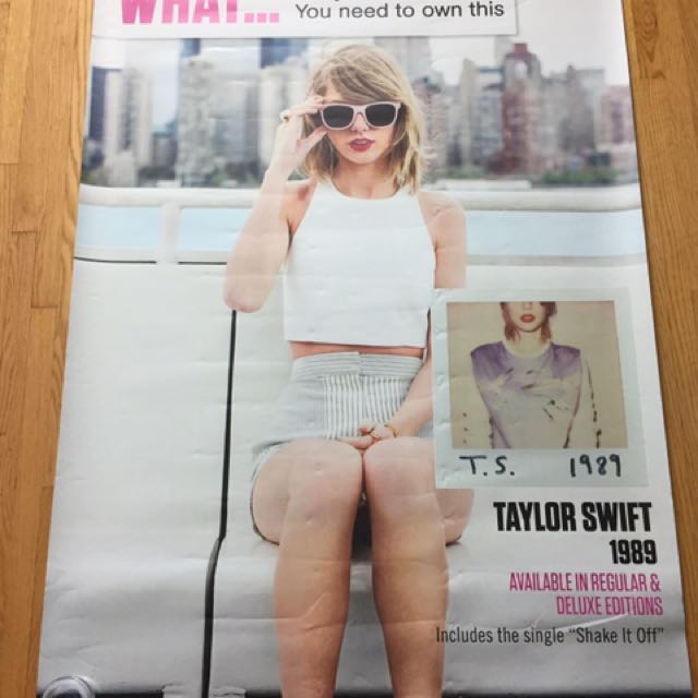 Taylor Swift 1989 Promo Giant Poster (Category: Music Accessories & Others) located in Toronto. Submitted by kaaaatt (Listing ID 102474607, Image 1). Description: .