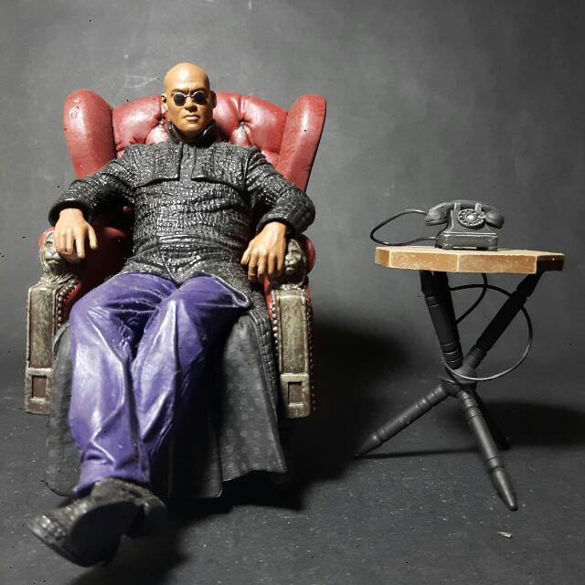 The Matrix Morphius In Chair Mcfarlane Toys Toys Games Other