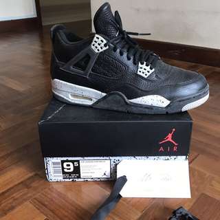 (US9.5)Air Jordan 4 "Oreo" Remastered