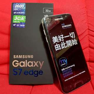 Samsung  三星 S7 edge 黑（晶墨黑） 9成5新