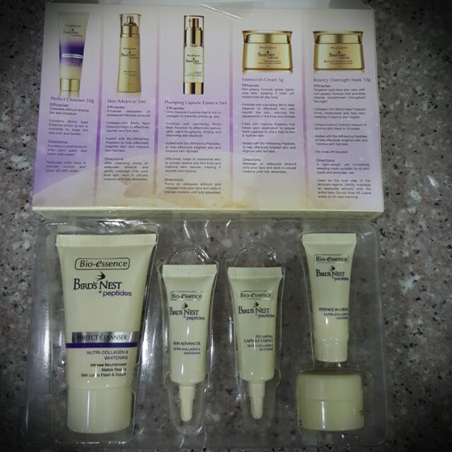 2 X Bioessence Bird S Nest Peptides Sample Set Health Beauty Bath Body On Carousell
