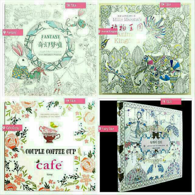 Coloring Book Clearance Sales, Books & Stationery, Fiction on Carousell