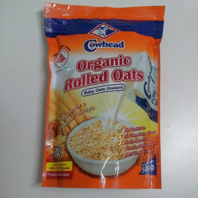 Organic rolled oats shop for baby