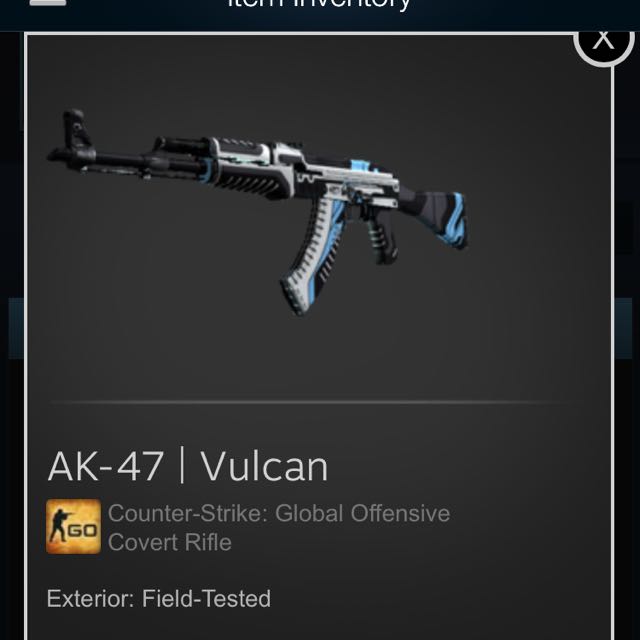 Csgo Ak 47 Vulcan Field Tested Toys Games Video Gaming Video Games On Carousell - csgo ak47 and m4a1 s roblox