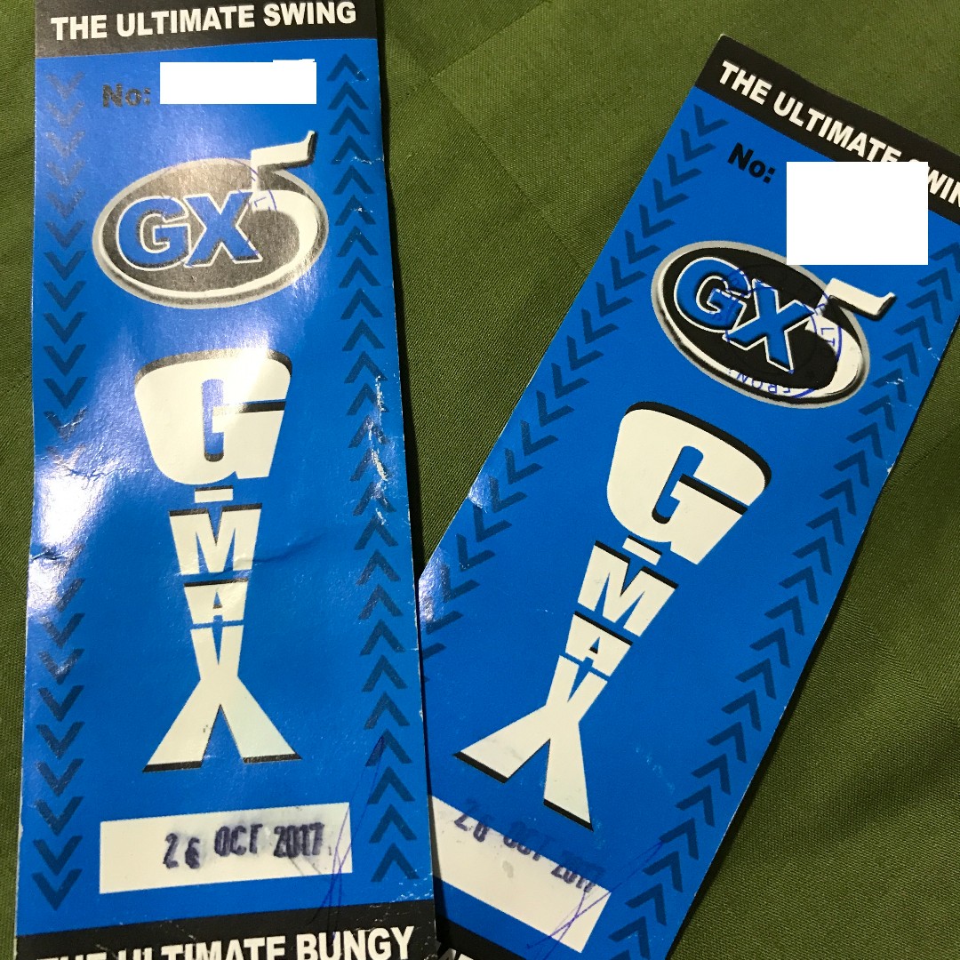 Gx 5 Extreme Swing Tickets X 2