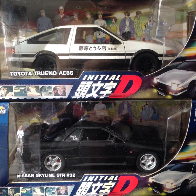 Initial D 1/24 Scale Models (Original 