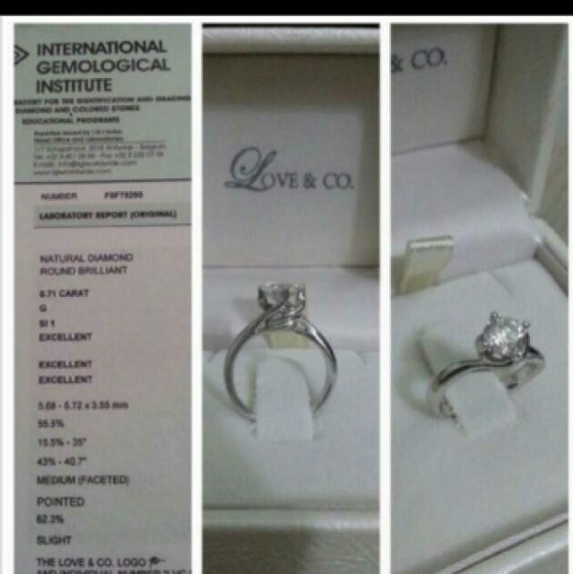 love & co diamond ring