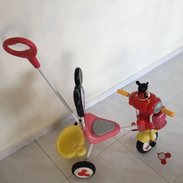 mickey riding bike toy
