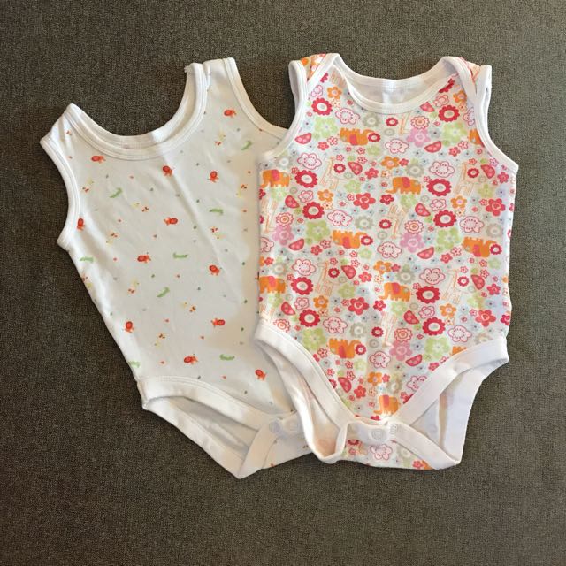 mothercare sleeveless bodysuits