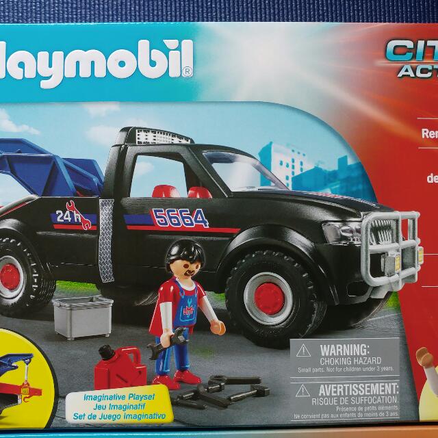 playmobil tow truck 5664