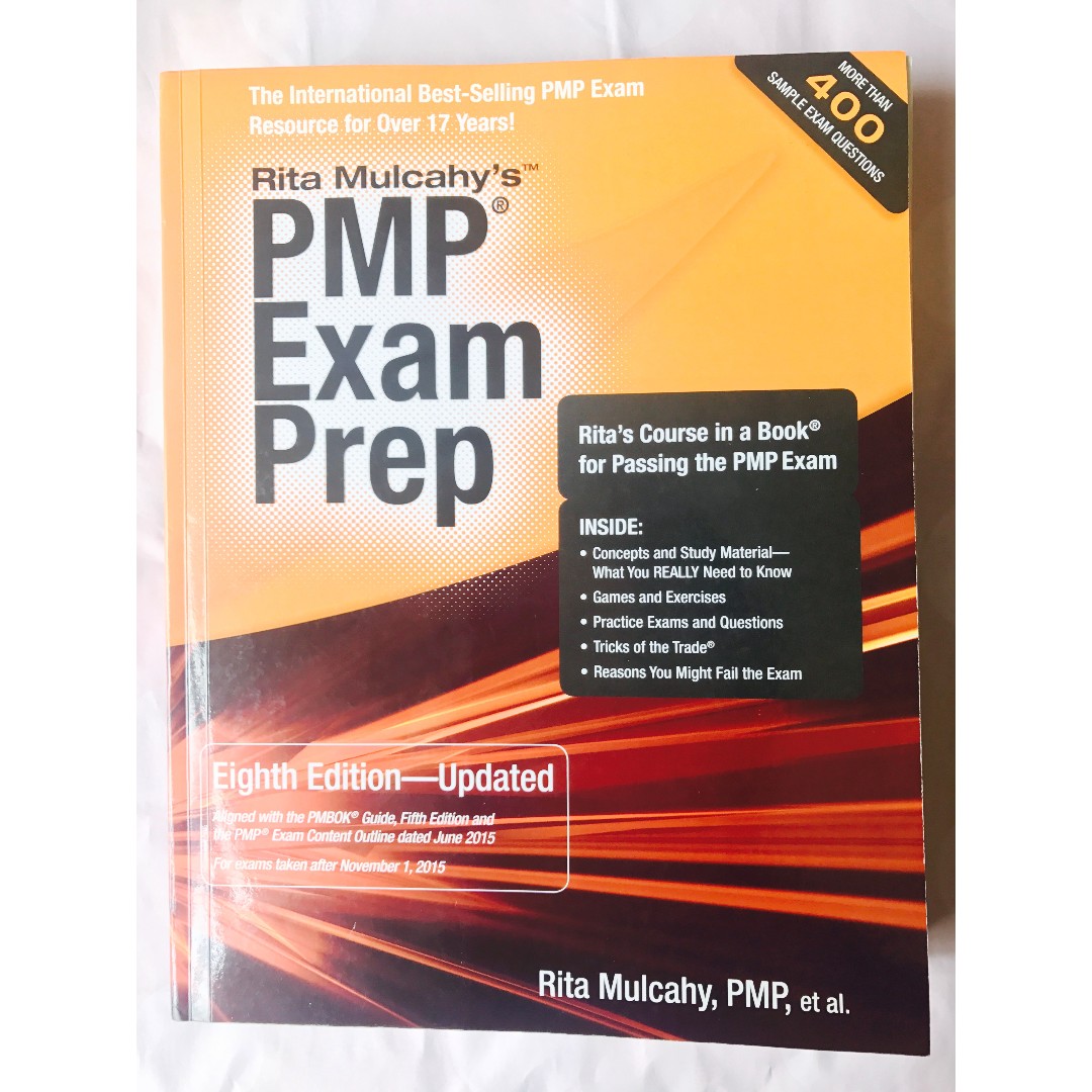 Rita Mulcahy S Pmp Exam Prep 8th Edition Updated Accelerated