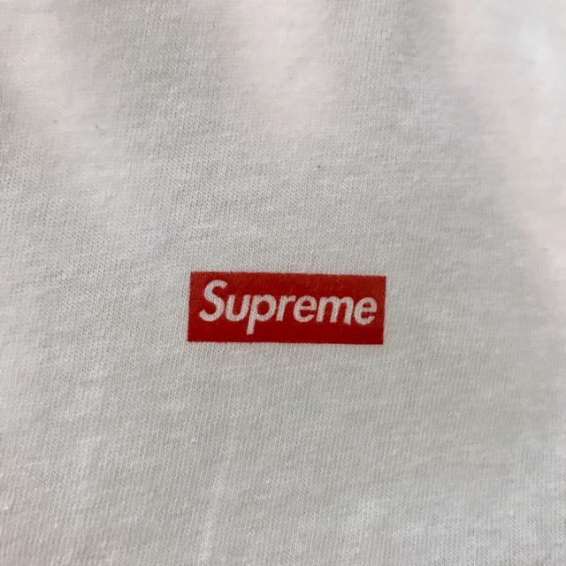Supreme/Hanes tagless tee (white), Men 