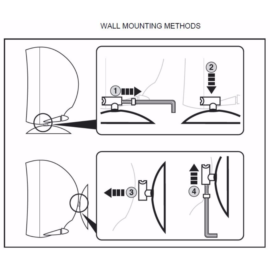 Kef egg wall mount sales