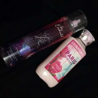 Set Bath & Body Works (Mist & Body Lotion)
