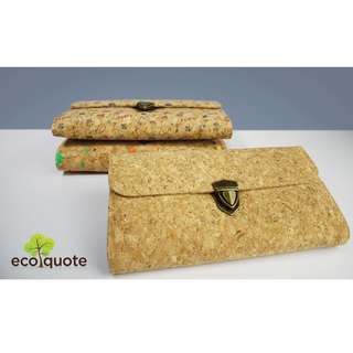 EcoQuote Clutch Sling Bang Hanmdmade Cork Material