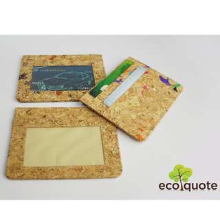 EcoQuote Simple Cards Holder Handmade Cork Material