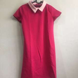 Pink Office Dress