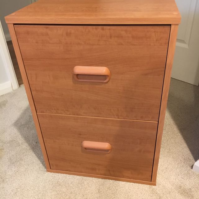 2 Drawer Wooden Filing Cabinet Home Furniture Furniture On