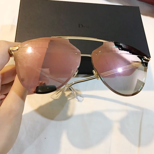 Authentic Dior Reflected Pixel Pink Sunglasses Luxury