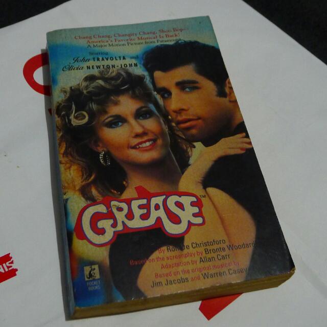 Book Grease (Movie TieIn), Hobbies & Toys, Books & Magazines, Fiction