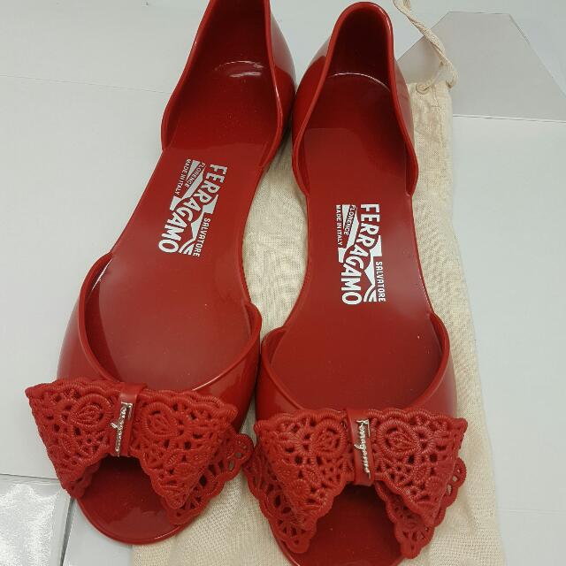 salvatore ferragamo jelly shoes original price