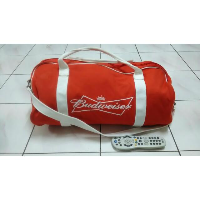 budweiser duffle bag