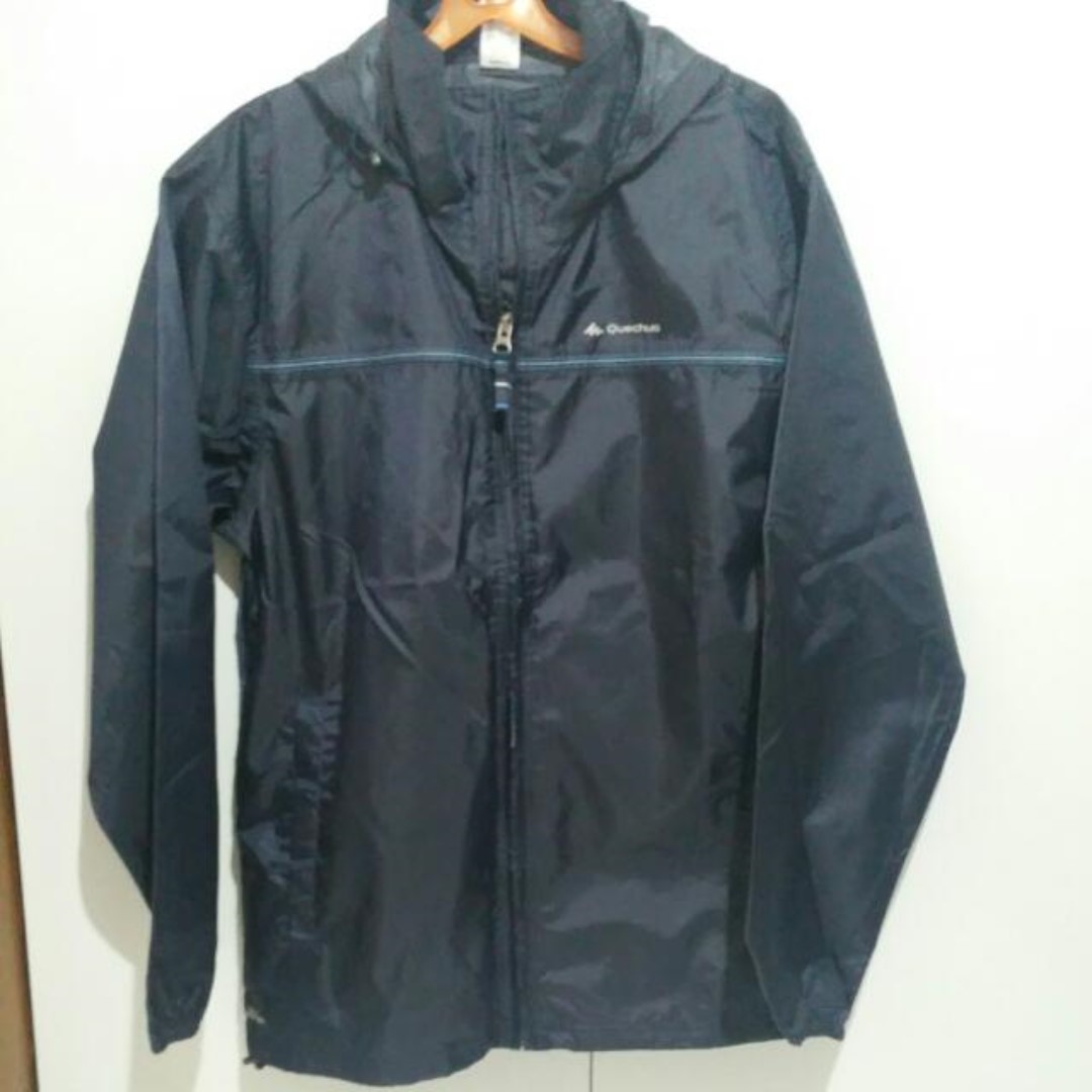 Decathlon Men'sDark Blue Rain Jacket 