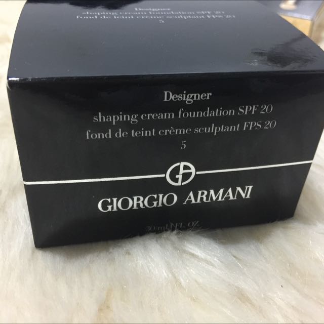 armani designer shaping cream foundation