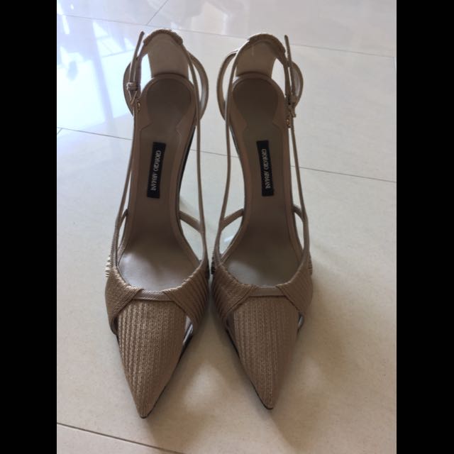 armani high heel shoes