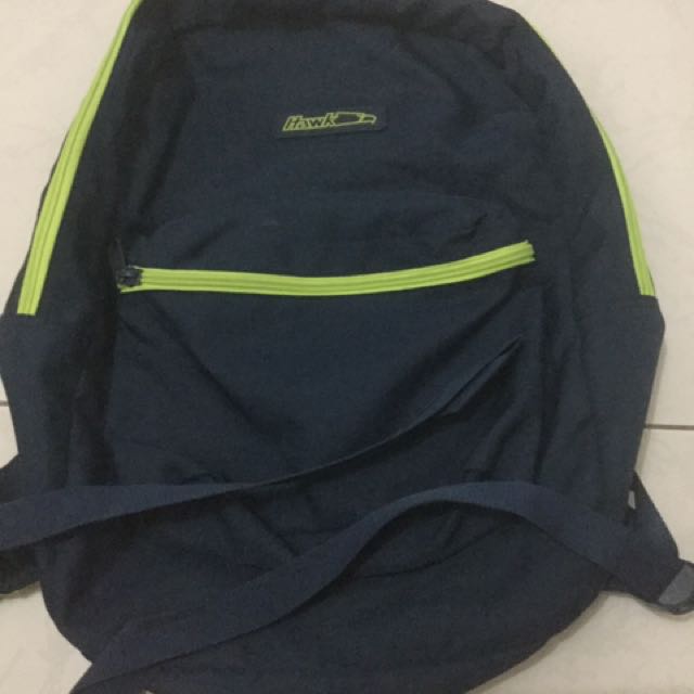 hawk bag blue green