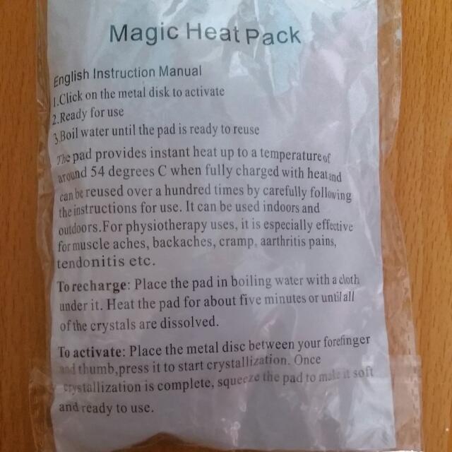 Magic Heat Pack, Beauty & Personal Care, Face, Face Care on Carousell