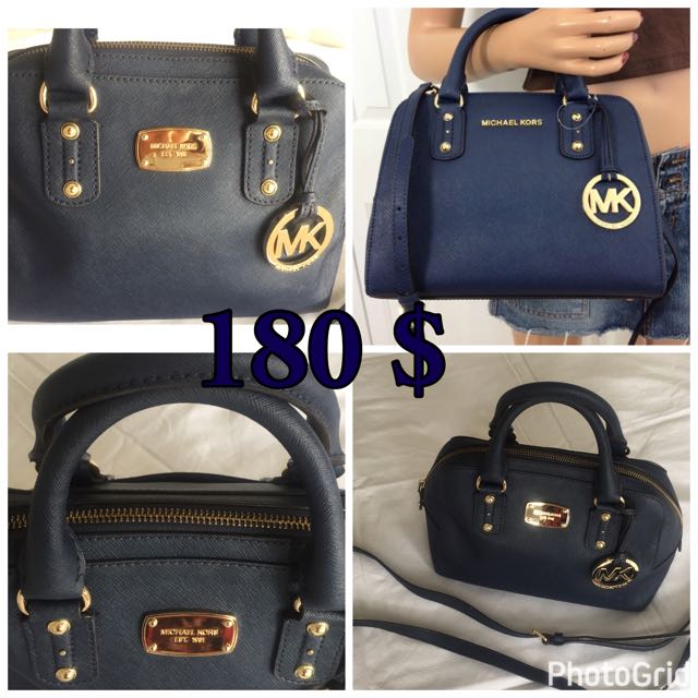 mk navy bag