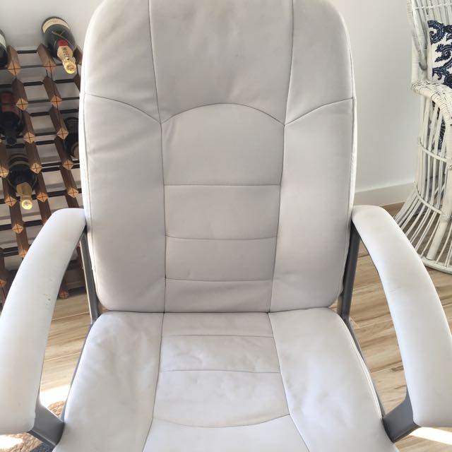Office Works White Office Chair On Carousell
