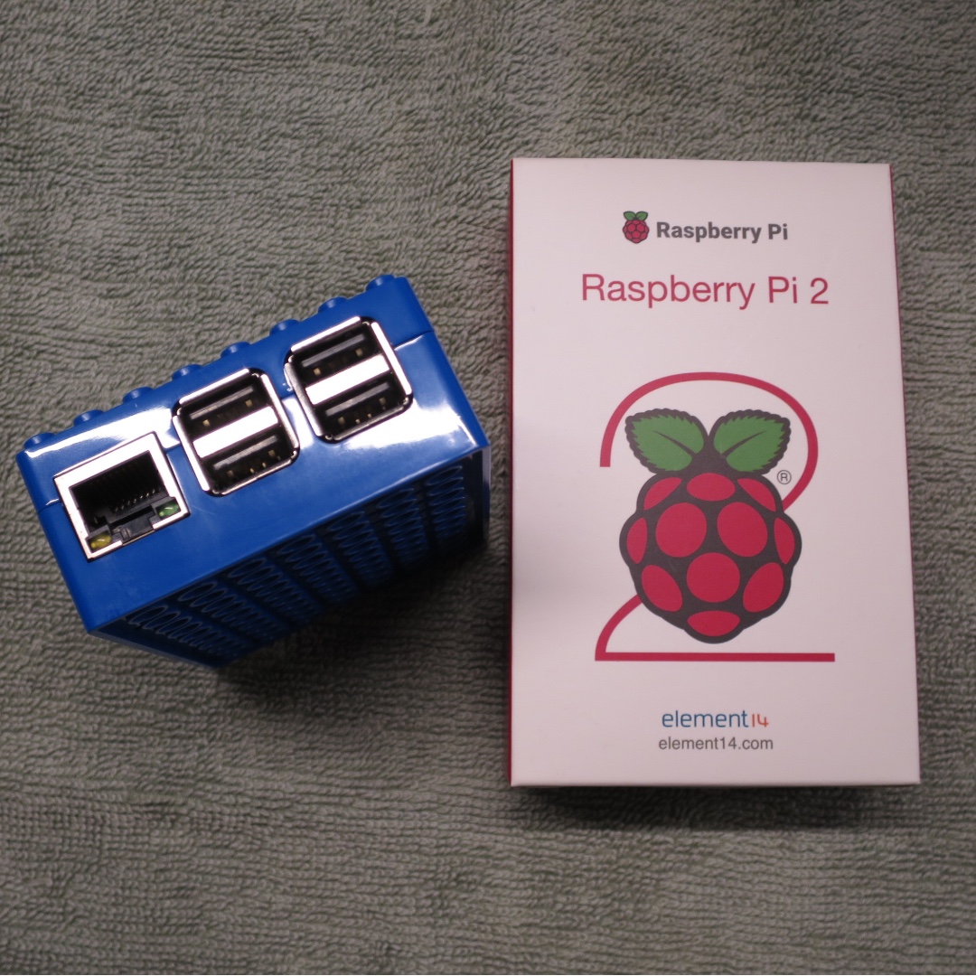 Raspberry Pi - Generation 2 with Blue 