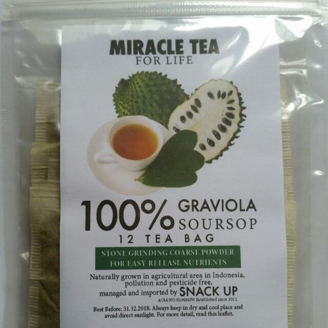 Soursop Leaves Tea Bags 12 Per Packet Order 20