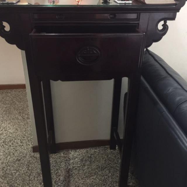 Tall shop altar table