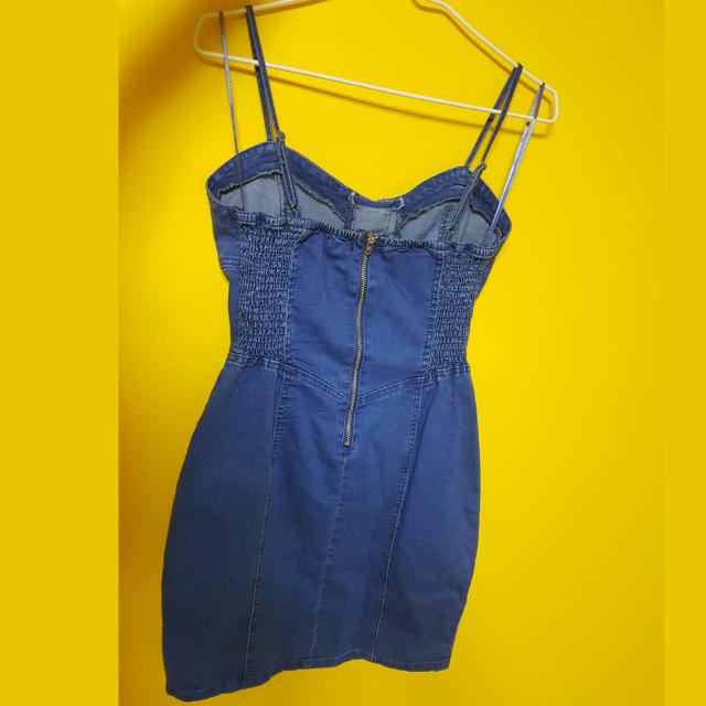 Valley girl deals denim dress
