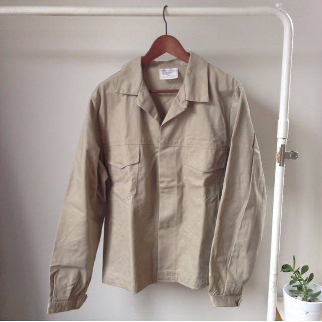 Vintage King Gee Work Shirt Men S Fashion Clothes On Carousell