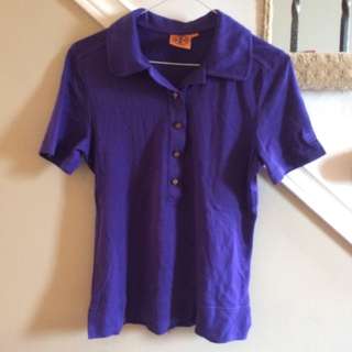 TORY BURCH Purple Polo Shirt