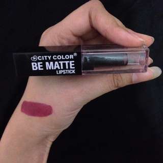 City Color Be Matte Lipstick Shade Marissa (M28)