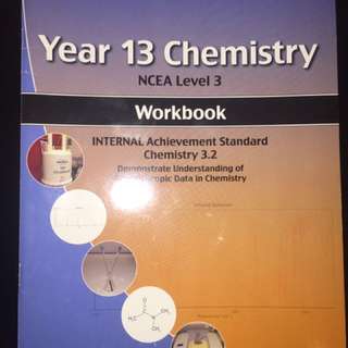 Year 13 Chemistry Workbook