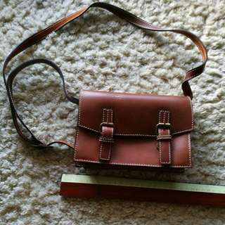 Small Brown Sling Bag