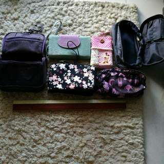 Travel Toiletries Bag, Pouch, Aridium Travel Wallet, Minnie Mouse Phone Pouch, Cosmetic Pouch