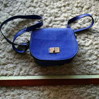 Blue Small Sling Bag From Love Bonito