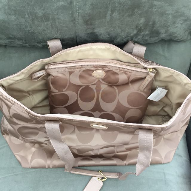 Coach packable tote shop