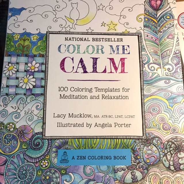 Color Me Calm 100 Coloring Templates For Meditation And