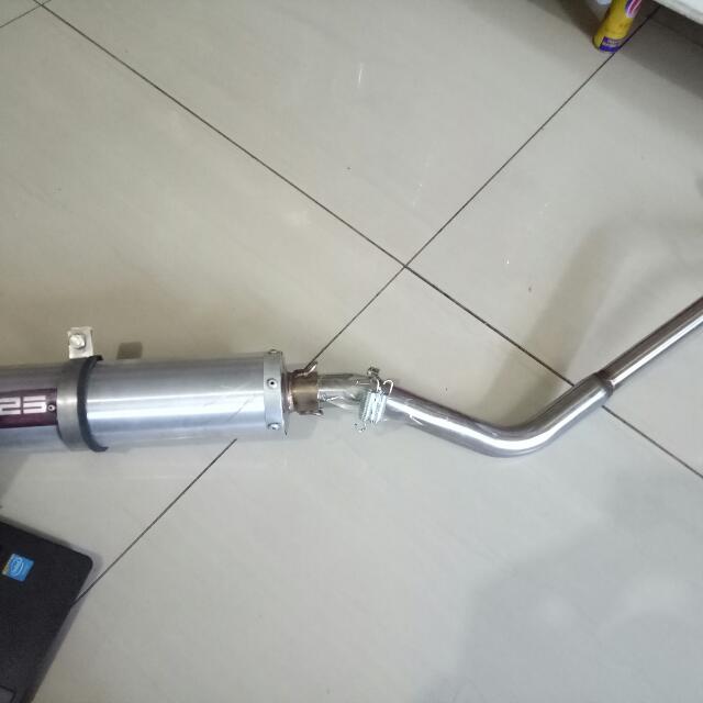 Kawasaki fury 125 exhaust pipe deals